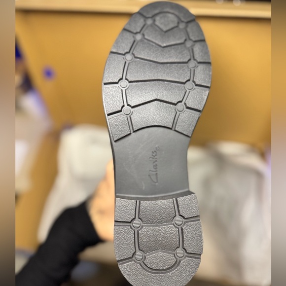 Clarks Women’s Hearth Rae Knee-High Leather Riding Boots — Dark Brown, Size 10 W - Picture 3 of 8